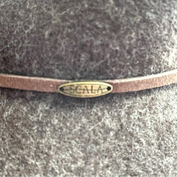 Scala Women's Four Seasons 100% Wool Felt Fedora Hat Size M - Picture 6 of 8